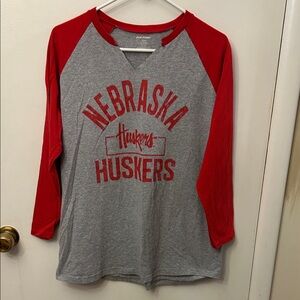 Pro Edge Nebraska Huskers Raglan Shirt XL